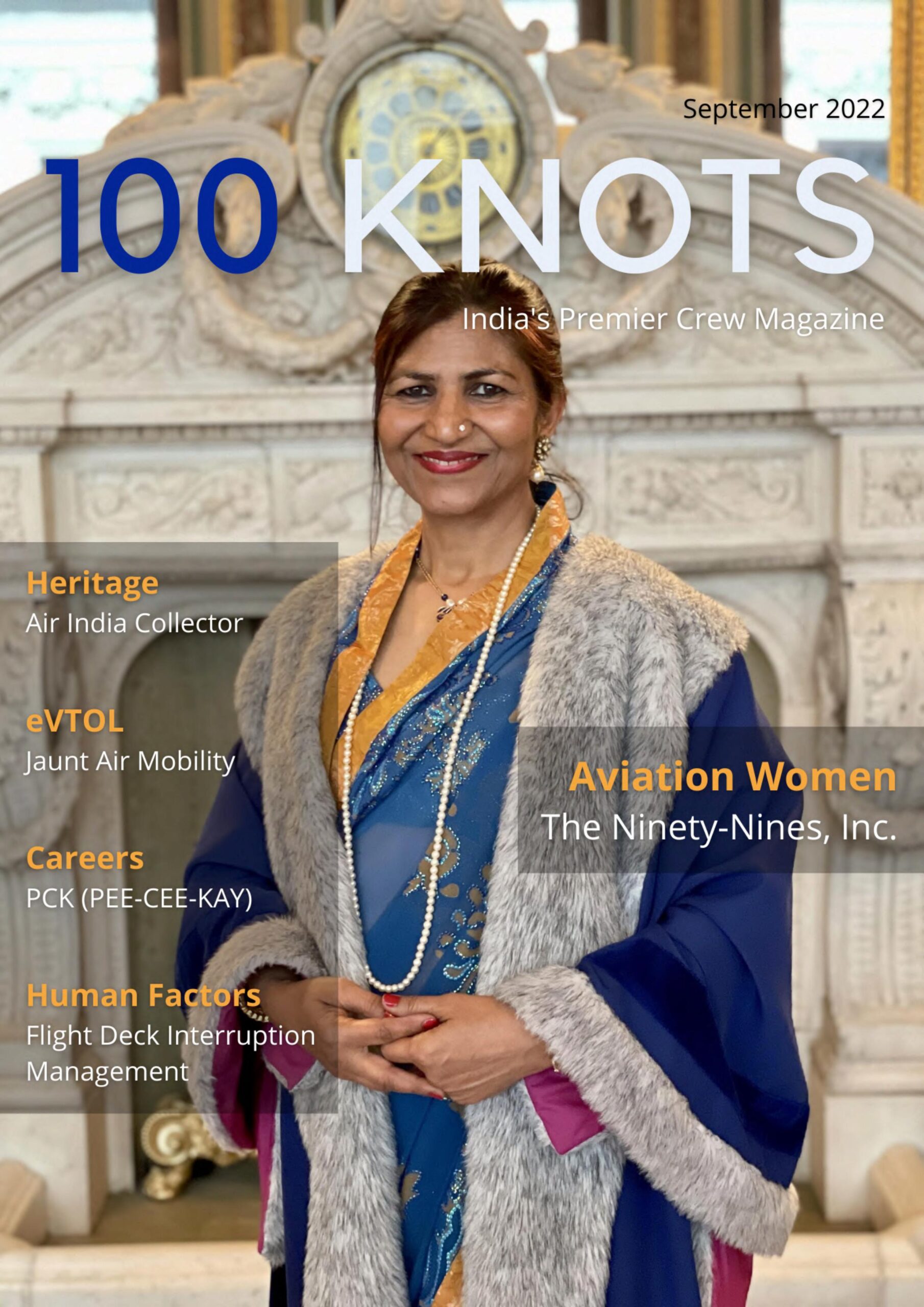 100 knots September 2022 magazine cover