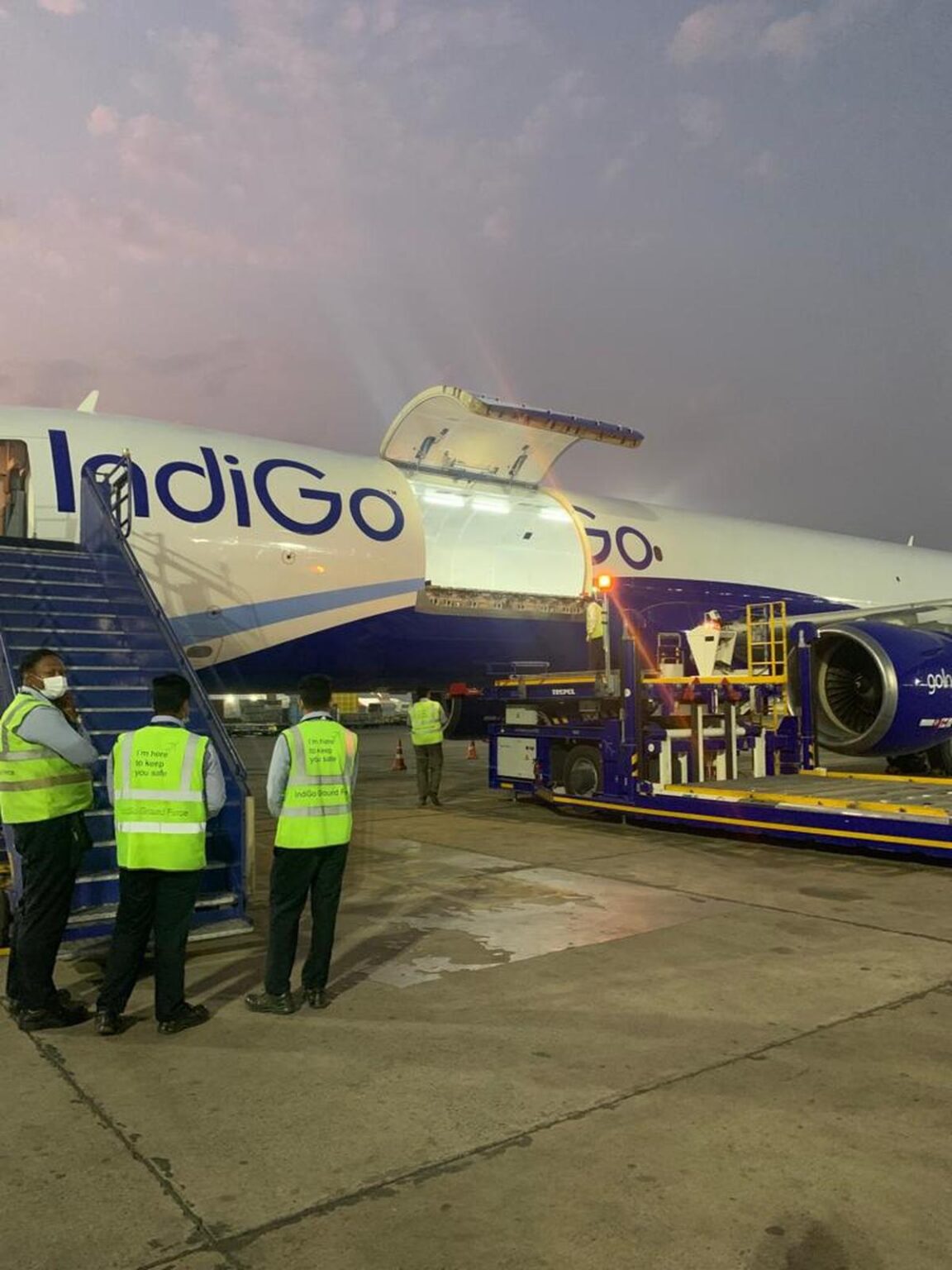 IndiGo CarGo operates its first freighter from DelhiMumbai